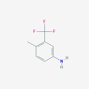 molecular formula C8H8F3N B146406 4-Methyl-3-(trifluoromethyl)aniline CAS No. 65934-74-9