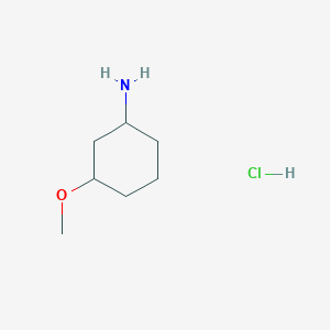 molecular formula C7H16ClNO B1464062 3-Methoxy-cyclohexylamine hydrochloride CAS No. 89854-97-7