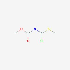 molecular formula C4H6ClNO2S B14640626 Methyl (methoxycarbonyl)carbonochloridimidothioate CAS No. 56025-16-2
