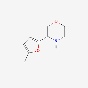 molecular formula C9H13NO2 B1464067 3-(5-Methylfuran-2-yl)morpholine CAS No. 1270551-95-5