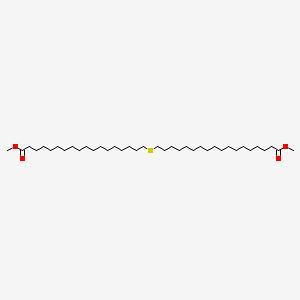 molecular formula C38H74O4S B14640771 Dimethyl 18,18'-sulfanediyldioctadecanoate CAS No. 56418-24-7