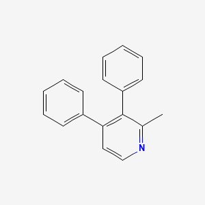 molecular formula C18H15N B14640803 2-Methyl-3,4-diphenylpyridine CAS No. 55222-33-8