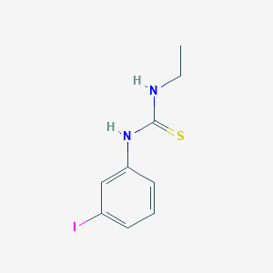 molecular formula C9H11IN2S B14640822 Thiourea, N-ethyl-N'-(3-iodophenyl)- CAS No. 53305-91-2