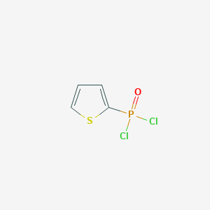 molecular formula C4H3Cl2OPS B14640833 Thiophen-2-ylphosphonic dichloride CAS No. 54908-57-5