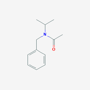 molecular formula C12H17NO B14640840 N-Benzyl-N-(propan-2-yl)acetamide CAS No. 55578-20-6