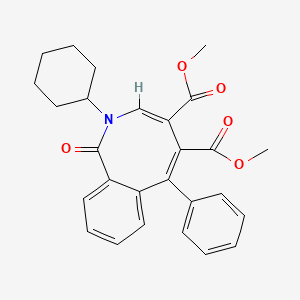 molecular formula C27H27NO5 B14640958 Dimethyl 2-cyclohexyl-1,5-dicarboxylate CAS No. 52731-29-0