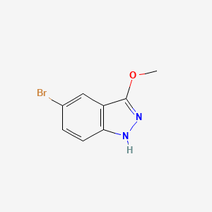 molecular formula C8H7BrN2O B1464096 5-Bromo-3-methoxy-1H-indazole CAS No. 201483-49-0