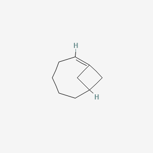 molecular formula C9H14 B14640983 Bicyclo[5.1.1]non-1-ene CAS No. 56516-60-0