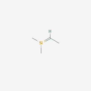molecular formula C4H10Si B14641035 Ethylidene(dimethyl)silane CAS No. 55395-25-0