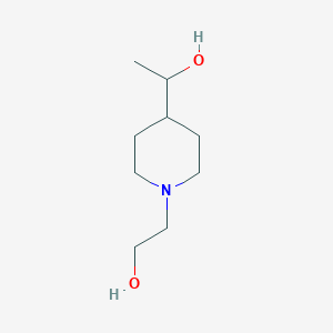 2-(4-(1-Hydroxyethyl)piperidin-1-yl)ethan-1-ol