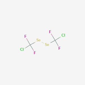 molecular formula C2Cl2F4Se2 B14641115 Bis[chloro(difluoro)methyl]diselane CAS No. 54393-43-0