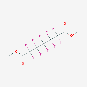 molecular formula C9H6F10O4 B14641226 Dimethyl decafluoroheptanedioate CAS No. 54404-53-4