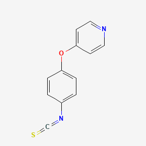 molecular formula C12H8N2OS B14641238 4-(4-Isothiocyanatophenoxy)pyridine CAS No. 52024-72-3