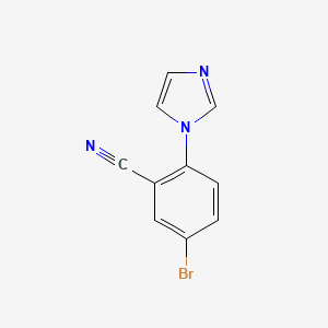 5-bromo-2-(1H-imidazol-1-yl)benzonitrile