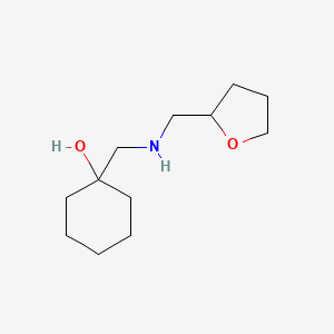1-({[(Oxolan-2-yl)methyl]amino}methyl)cyclohexan-1-ol