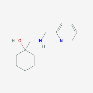 1-({[(Pyridin-2-yl)methyl]amino}methyl)cyclohexan-1-ol