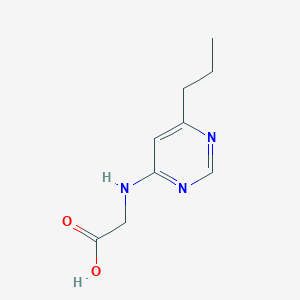 2-[(6-Propylpyrimidin-4-yl)amino]acetic acid