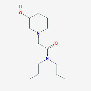 molecular formula C13H26N2O2 B1464143 2-(3-hydroxypiperidin-1-yl)-N,N-dipropylacetamide CAS No. 1370954-49-6