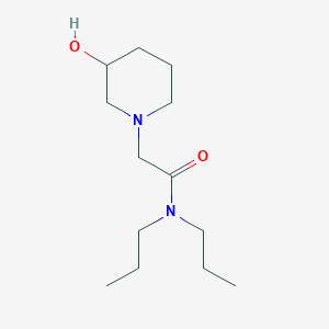 2-(3-hydroxypiperidin-1-yl)-N,N-dipropylacetamide