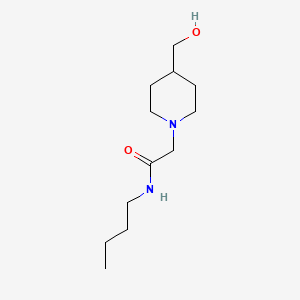 N-butyl-2-[4-(hydroxymethyl)piperidin-1-yl]acetamide