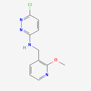 6-chloro-N-((2-methoxypyridin-3-yl)methyl)pyridazin-3-amine