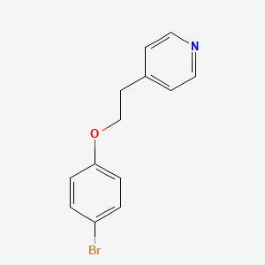 molecular formula C13H12BrNO B1464151 4-[2-(4-Bromophenoxy)ethyl]pyridine CAS No. 1183352-95-5
