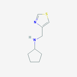 N-(1,3-thiazol-4-ylmethyl)cyclopentanamine