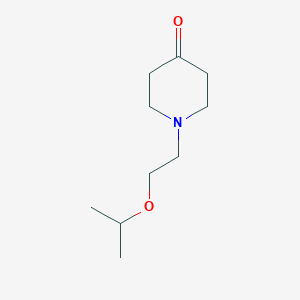 molecular formula C10H19NO2 B1464156 1-(2-Isopropoxyethyl)-piperidin-4-one CAS No. 1249165-80-7