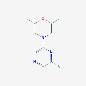 4-(6-Chloropyrazin-2-yl)-2,6-dimethylmorpholine