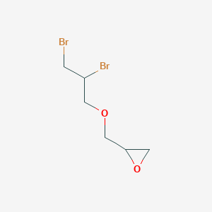 molecular formula C6H10Br2O2 B14641604 Oxirane, [(2,3-dibromopropoxy)methyl]- CAS No. 55275-37-1