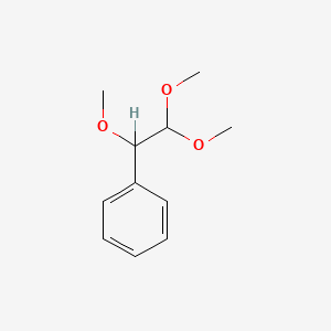 molecular formula C11H16O3 B14641608 (1,2,2-Trimethoxyethyl)benzene CAS No. 54845-42-0