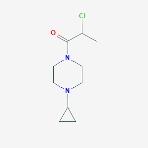 2-Chloro-1-(4-cyclopropylpiperazin-1-yl)propan-1-one