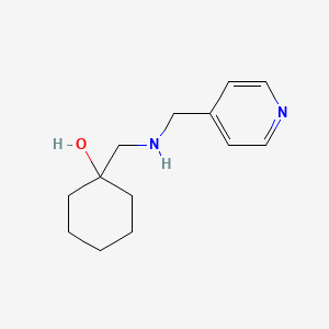 1-({[(Pyridin-4-yl)methyl]amino}methyl)cyclohexan-1-ol