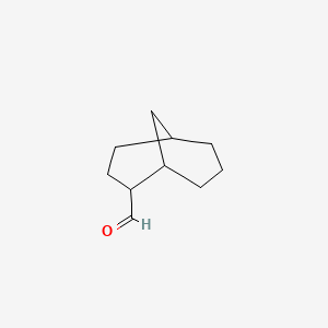 molecular formula C10H16O B14641664 Bicyclo[3.3.1]nonane-2-carbaldehyde CAS No. 54787-00-7