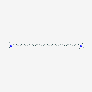 molecular formula C23H52N2+2 B14641689 N~1~,N~1~,N~1~,N~17~,N~17~,N~17~-Hexamethylheptadecane-1,17-bis(aminium) CAS No. 52767-77-8