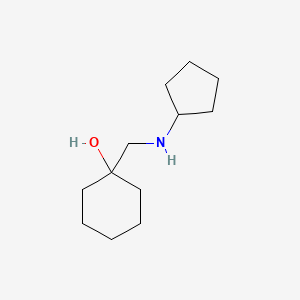 1-[(Cyclopentylamino)methyl]cyclohexan-1-ol