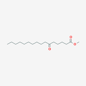 molecular formula C17H32O3 B14641729 Methyl 6-oxohexadecanoate CAS No. 54527-08-1