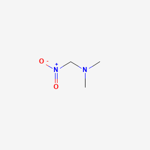 molecular formula C3H8N2O2 B14641783 Methanamine, N,N-dimethyl-1-nitro- CAS No. 53915-73-4