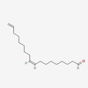 molecular formula C18H32O B14641822 9,17-Octadecadienal, (Z)- CAS No. 56554-35-9