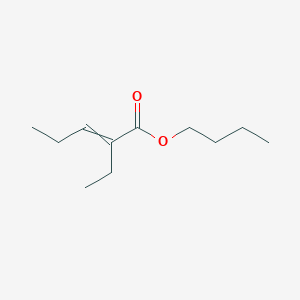 molecular formula C11H20O2 B14641825 Butyl 2-ethylpent-2-enoate CAS No. 52392-60-6