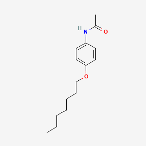 molecular formula C15H23NO2 B14641847 Acetamide, N-[4-(heptyloxy)phenyl]- CAS No. 55792-60-4
