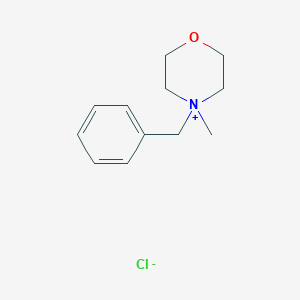 molecular formula C12H18ClNO B14641867 Morpholinium, 4-methyl-4-(phenylmethyl)-, chloride CAS No. 55476-88-5