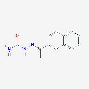 molecular formula C13H13N3O B14641913 Hydrazinecarboxamide, 2-[1-(2-naphthalenyl)ethylidene]- CAS No. 52376-91-7