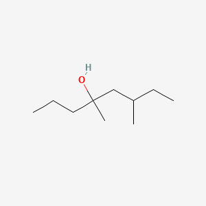 molecular formula C10H22O B14641948 4,6-Dimethyl-4-octanol CAS No. 56065-43-1
