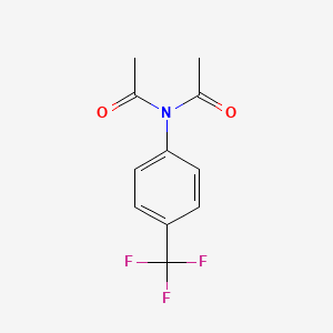 molecular formula C11H10F3NO2 B14641967 N-Acetyl-N-[4-(trifluoromethyl)phenyl]acetamide CAS No. 54403-50-8