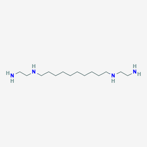molecular formula C14H34N4 B14642057 N~1~,N~10~-Bis(2-aminoethyl)decane-1,10-diamine CAS No. 52469-93-9