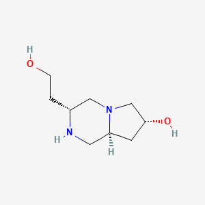 (3R,7R,8AS)-3-(2-Hydroxyethyl)octahydropyrrolo[1,2-a]pyrazin-7-ol