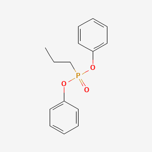 molecular formula C15H17O3P B14642074 Diphenyl propylphosphonate CAS No. 53235-70-4