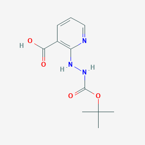 2-[2-(tert-Butoxycarbonyl)hydrazino]nicotinic acid