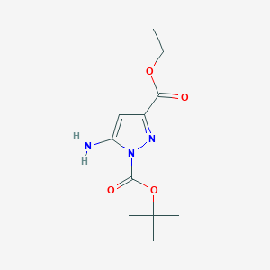 1-(tert-Butyl) 3-ethyl 5-amino-1H-pyrazole-1,3-dicarboxylate